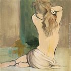 Lanie Loreth Waking Woman I green painting